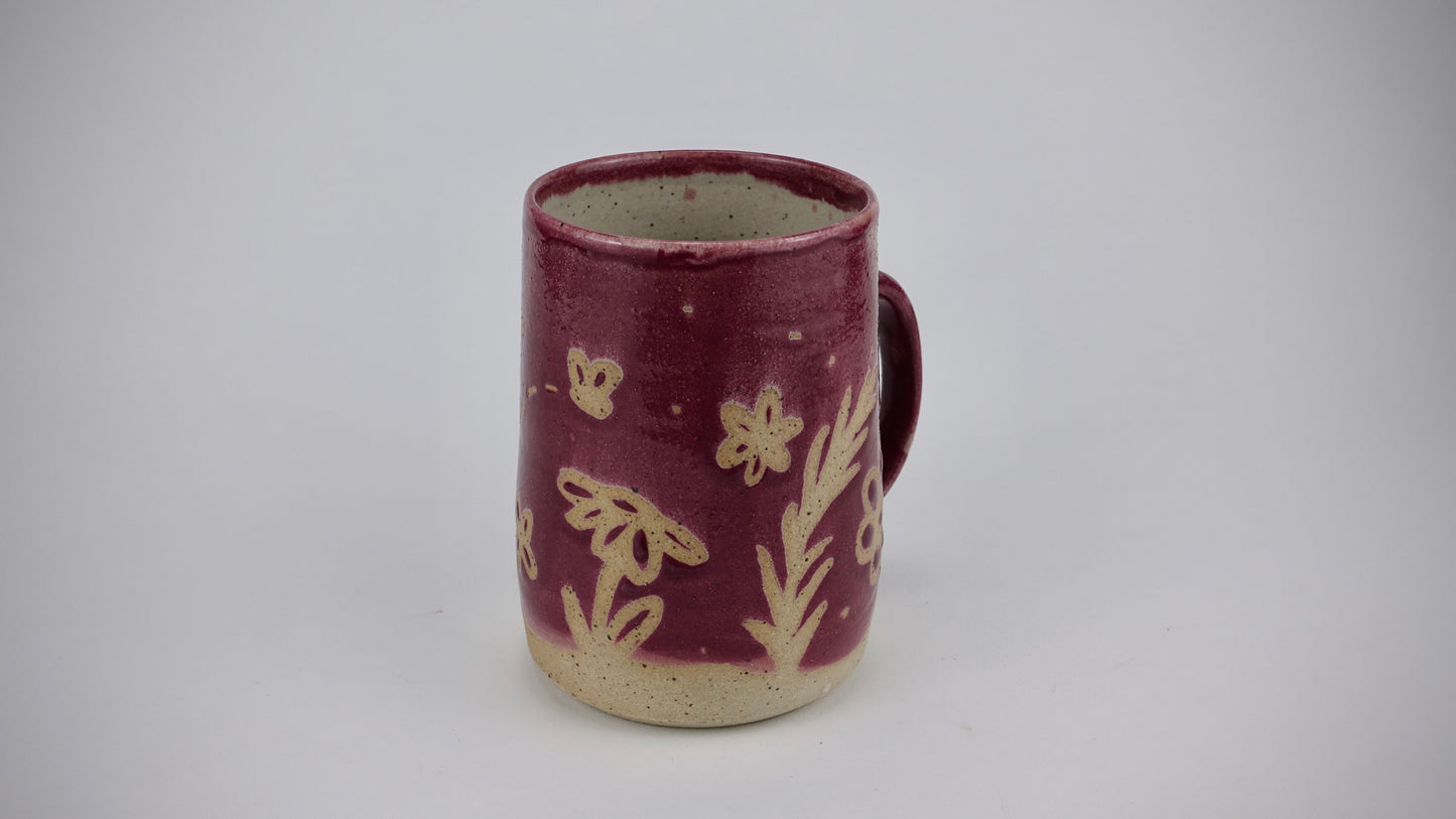 large raspberry mugs