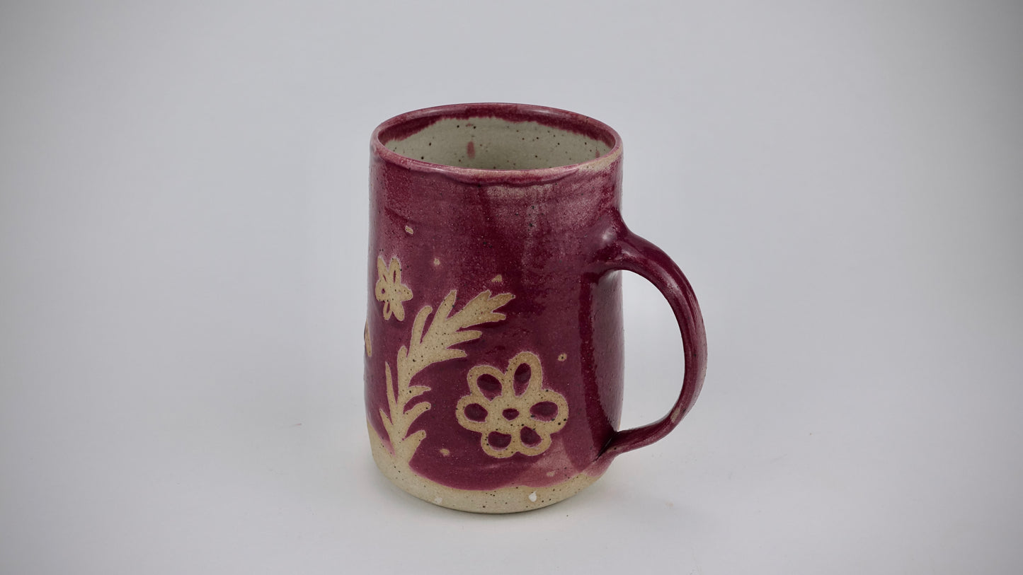 large raspberry mugs