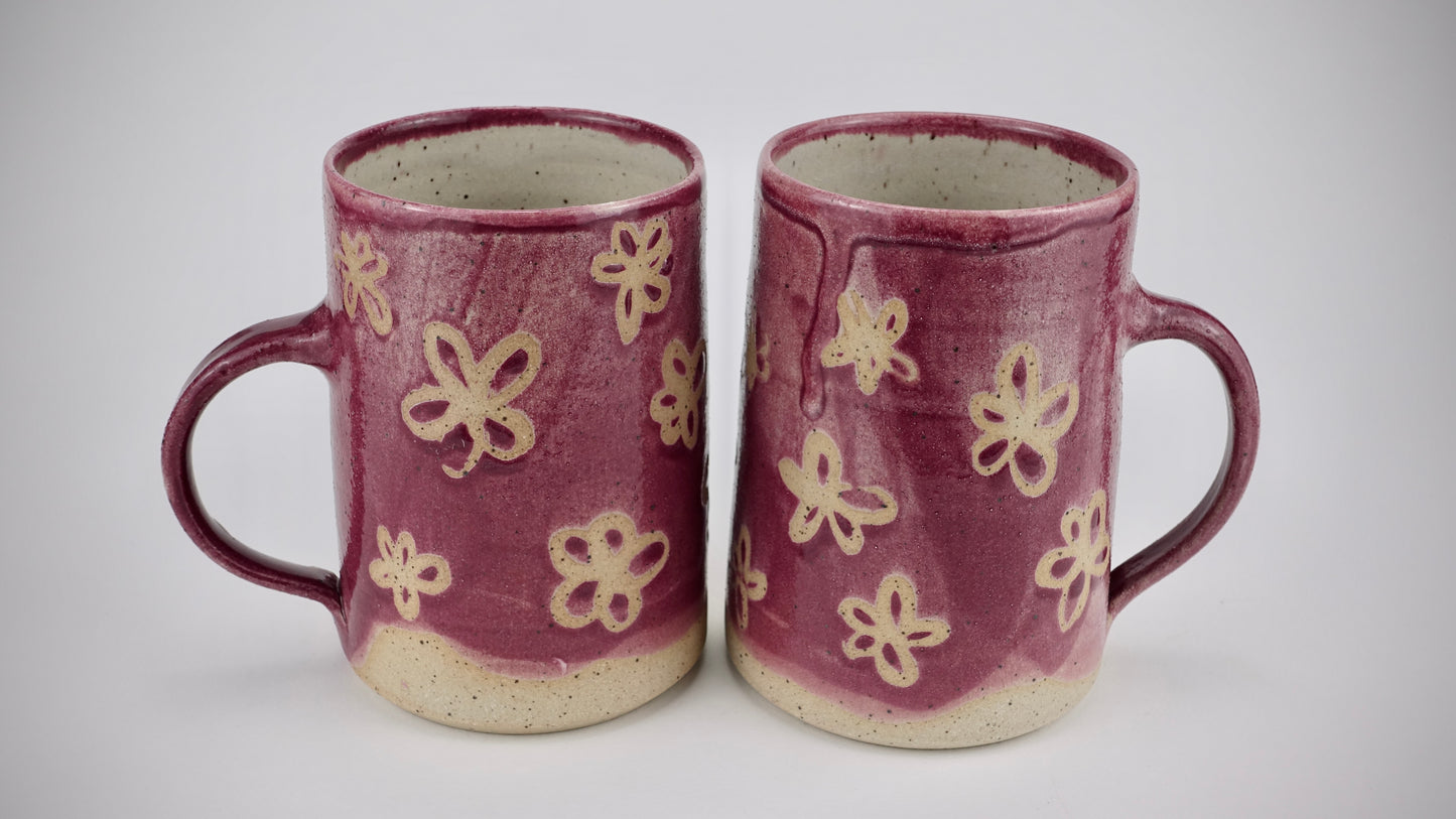 large raspberry mugs