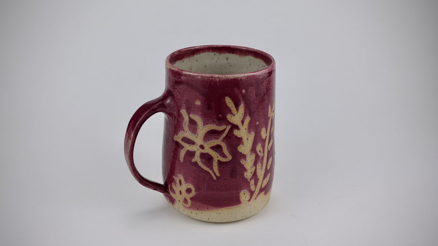 large raspberry mugs